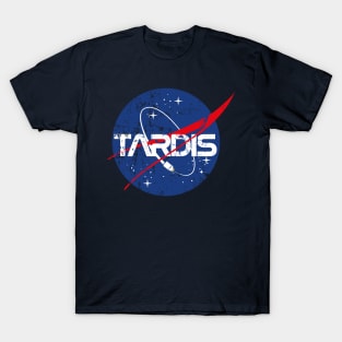 TARDIS NASA DISTRESSED VINTAGE LOGO T-Shirt